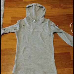 Love this life thermal hoodie